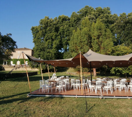 Gard wedding - Large reception tent